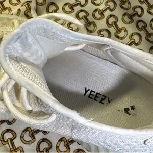 Yeezy | Shoes | Yeezy White Sneakers Streamlined Knit  display picture 3